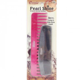 Annie Pearl Shine Pocket Wide Style Comb #153 Annie Pearl Shine Pocket Wide Style Comb #153